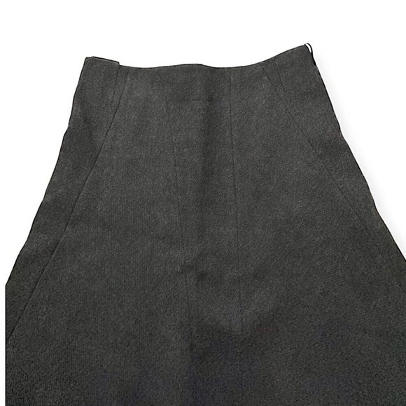 Prada Gray Wool A line skirt,   Size 46 Italy/L - Picture 6 of 10